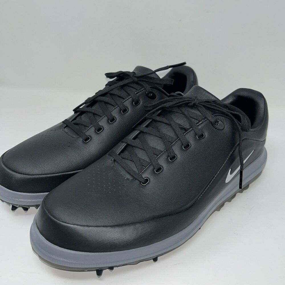 Size 11 Wide - Nike Air Zoom Precision Golf Black Silver  Nike 866066-002